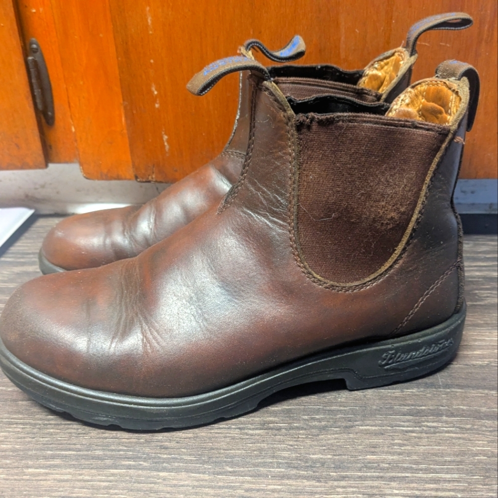 Vintage BLUNDSTONE Brown Chelsea Ankle Boots- size AU 4